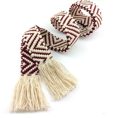 quality  40mm*210cm  Cotton Webbing Waist Strap For Garment Accessories factory