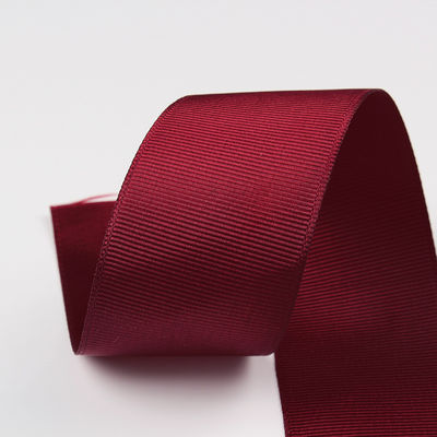 3mm-100mm Solid Assorted Color Polyester Grosgrain Ribbon for Gift Wrapping and DIY Craft