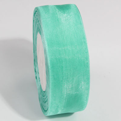 2.5cm Polyester Organza Ribbon for DIY bows or Wedding Decoration or Cake Wrapping