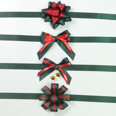 Polyester Satin Ribbon Bows ISO9001 Satin Ribbon For Gift Wrapping