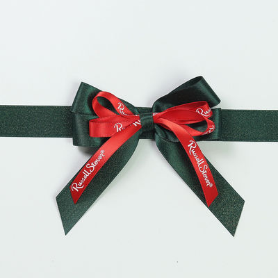 Polyester Satin Ribbon Bows ISO9001 Satin Ribbon For Gift Wrapping