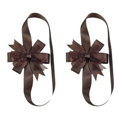Customized Polyester Satin Ribbon Flowers For Party Decoration