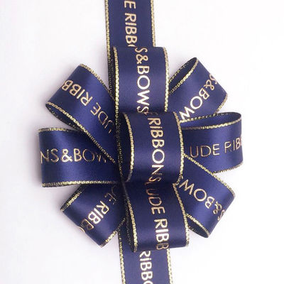 Customized Polyester Satin Ribbon Flowers For Party Decoration