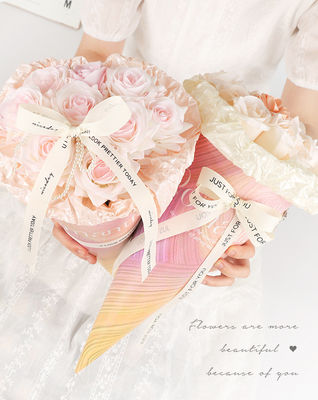White Grosgrain Ribbon 20mm Printed Cotton Ribbon OEM Eco Friendly