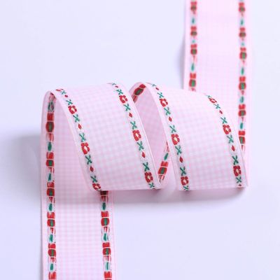 7mm-38mm Blue Embroidered Ribbon ISO9001 Embroidered Floral Ribbon