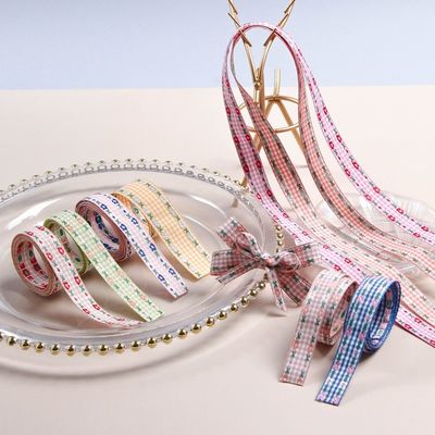7mm-38mm Blue Embroidered Ribbon ISO9001 Embroidered Floral Ribbon