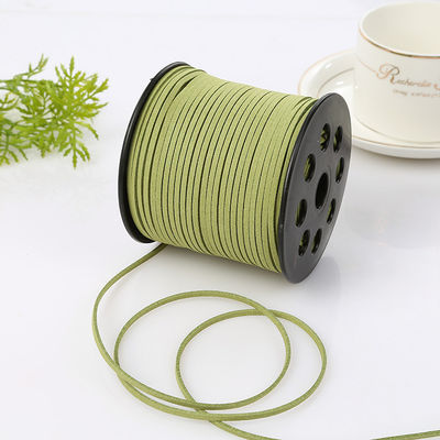 Suede Leather Velvet Wired Ribbon 3mm Double Sided Velvet Ribbon