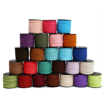 Suede Leather Velvet Wired Ribbon 3mm Double Sided Velvet Ribbon