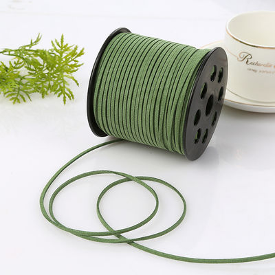 Suede Leather Velvet Wired Ribbon 3mm Double Sided Velvet Ribbon