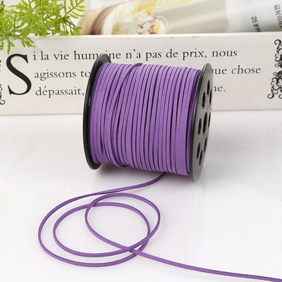 Suede Leather Velvet Wired Ribbon 3mm Double Sided Velvet Ribbon