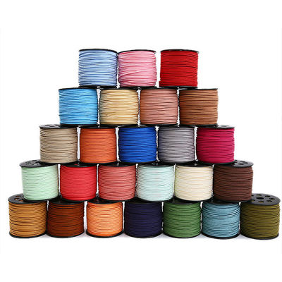 Suede Leather Velvet Wired Ribbon 3mm Double Sided Velvet Ribbon