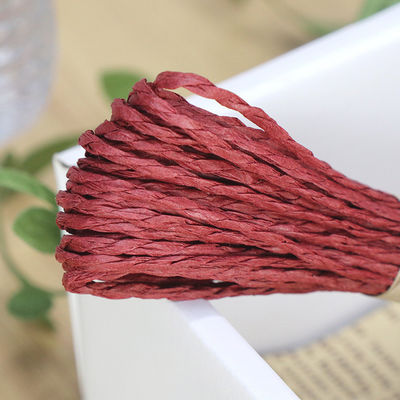 2 Strands Twisted Paper Cord 100m Eco Friendly Paper Cording
