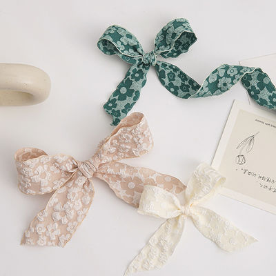 Embossed Floral Lace Trim 25mm Polyester Champagne Lace Ribbon