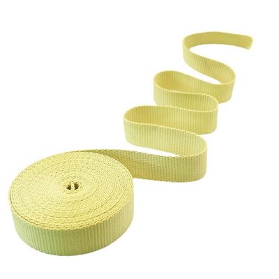 Customize Kevlar Ribbon Red Black Fire Resistant Webbing