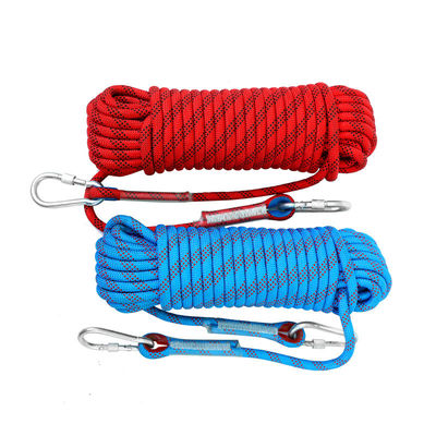 6mm-20mm Red Climbing Rope Cord Rapid Descent Rescue Static Rope Cord