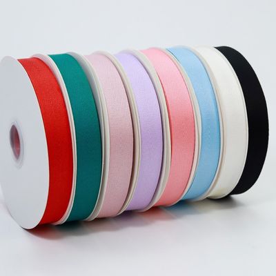2.5cm Regradable Ribbon Gift Packing Tencel Ribbon Herringbone Ribbon