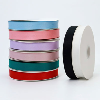2.5cm Regradable Ribbon Gift Packing Tencel Ribbon Herringbone Ribbon