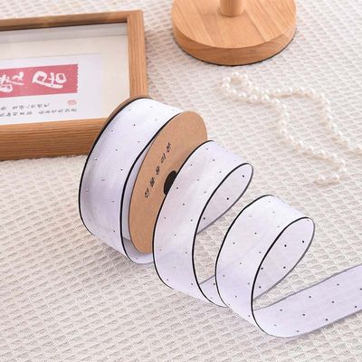 4cm*18m Shinny Diamond Polyester Organza Ribbon High Quality Gift Ribbon